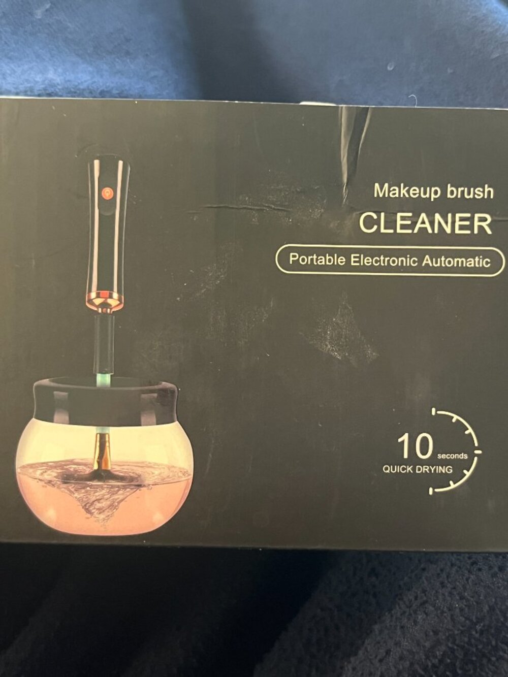 Portable Electronic Automatic Makeup Brush Cleaner